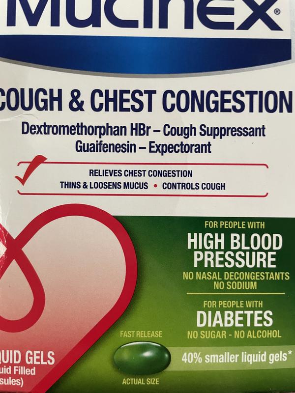 mucinex cough and congestion high blood pressure