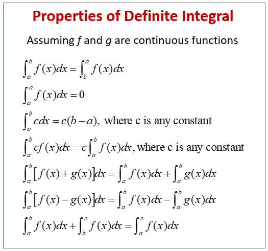 definite integral mathway
