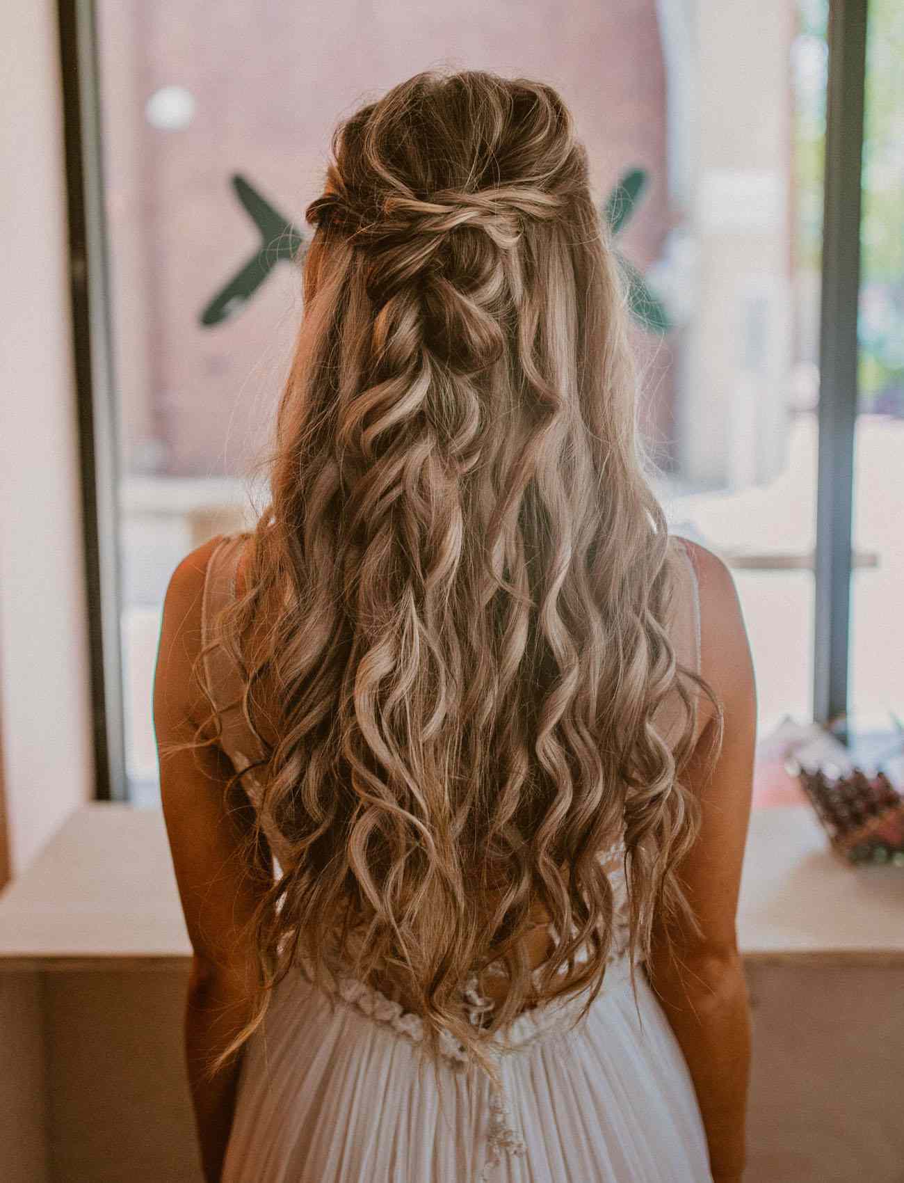 long wedding hair