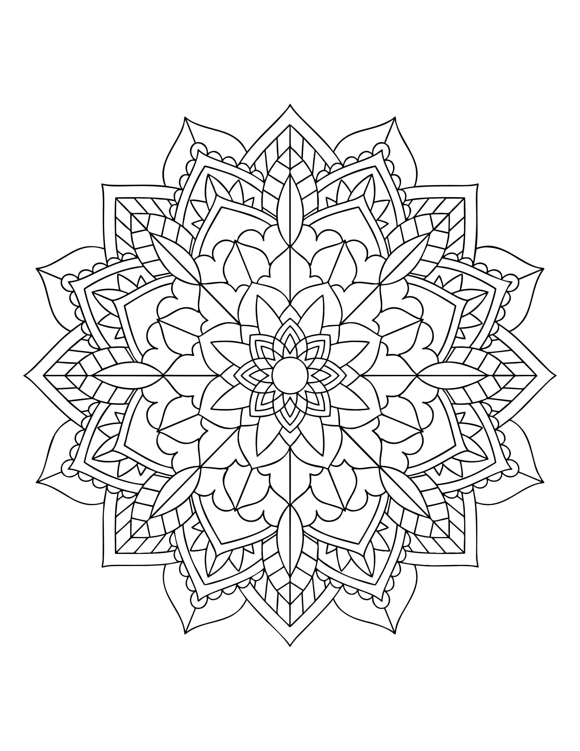 coloring for adults mandala