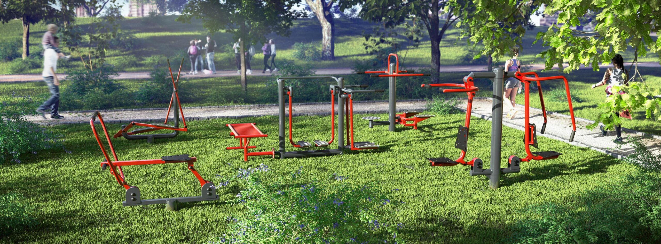 steel park outdoor gym