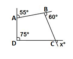 in the given figure find the value of x