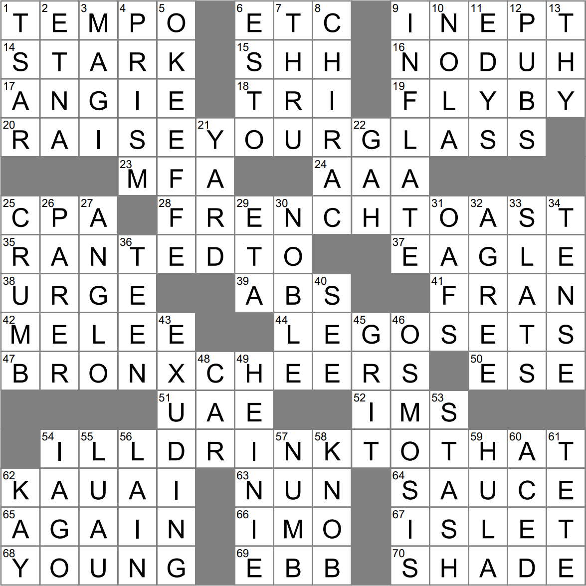 italian ice cream crossword clue 7 letters