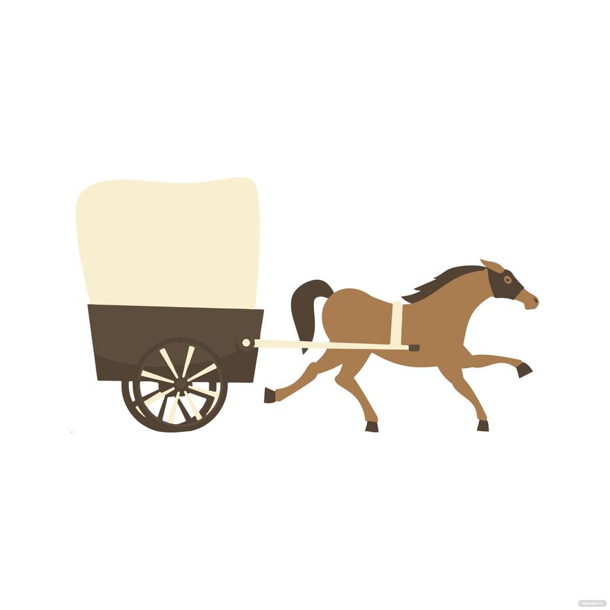 horse carriage clipart