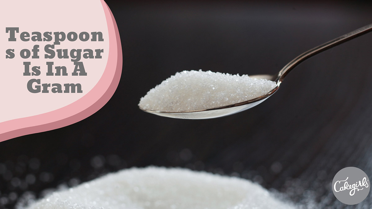 how many teaspoons is in a gram of sugar