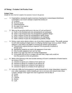 ap biology practice exam pdf