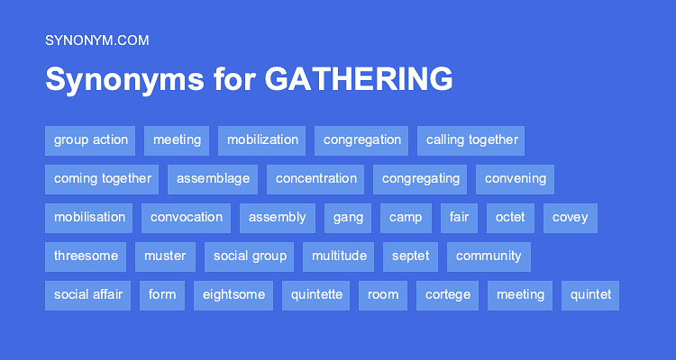 another word for gathering