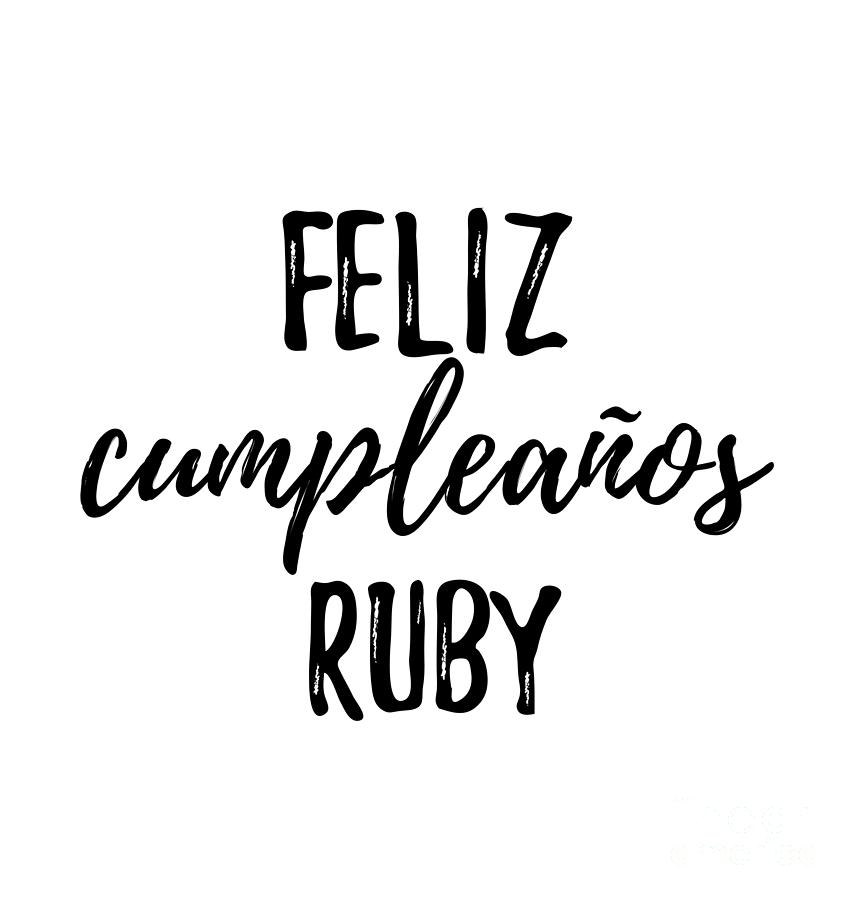 feliz cumpleaños ruby