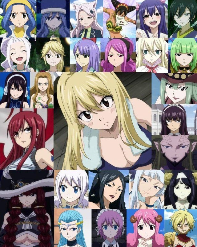 female fairy tail characters