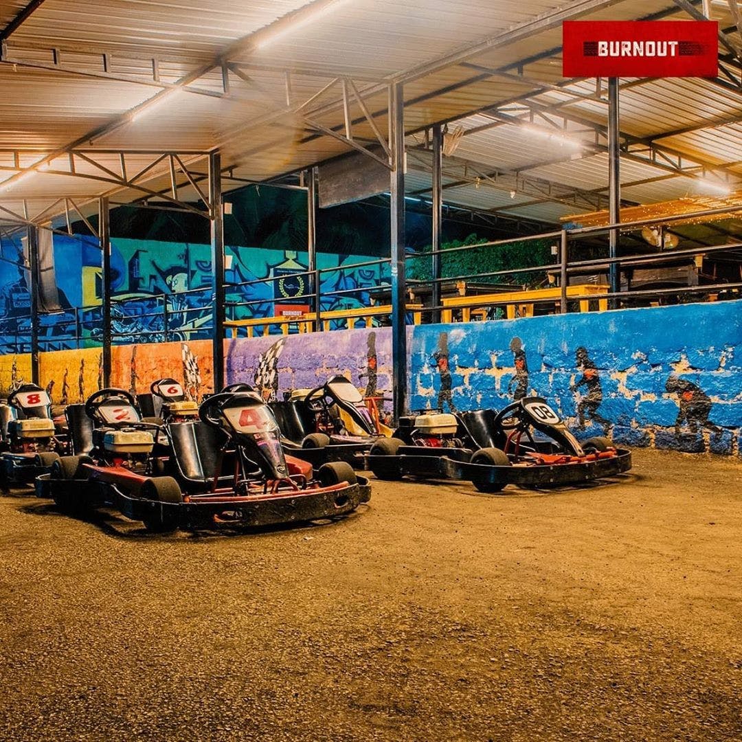 burnout go karting price