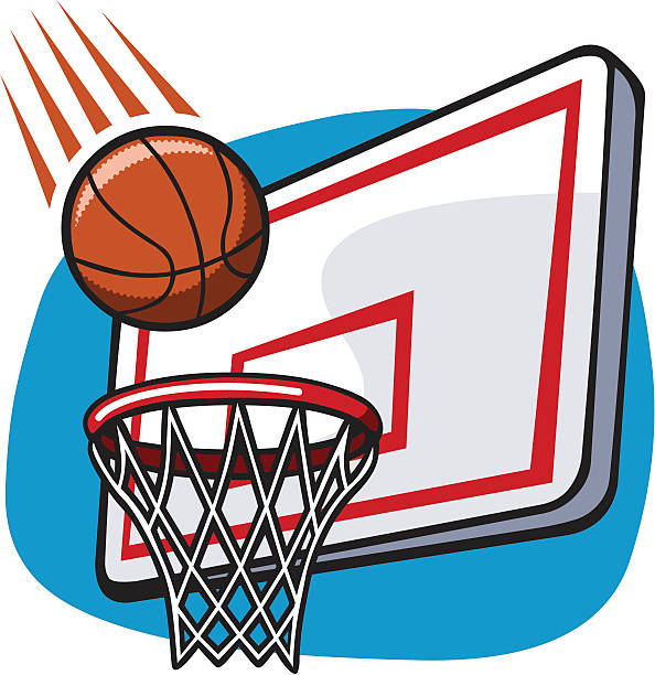 basketball hoop cartoon