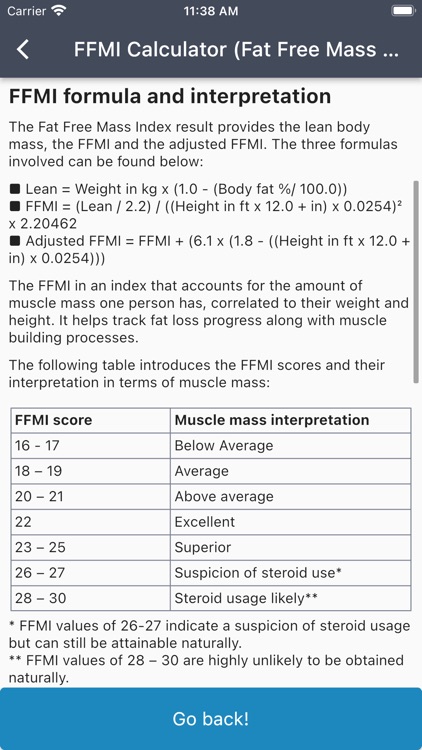 ffmi calculator