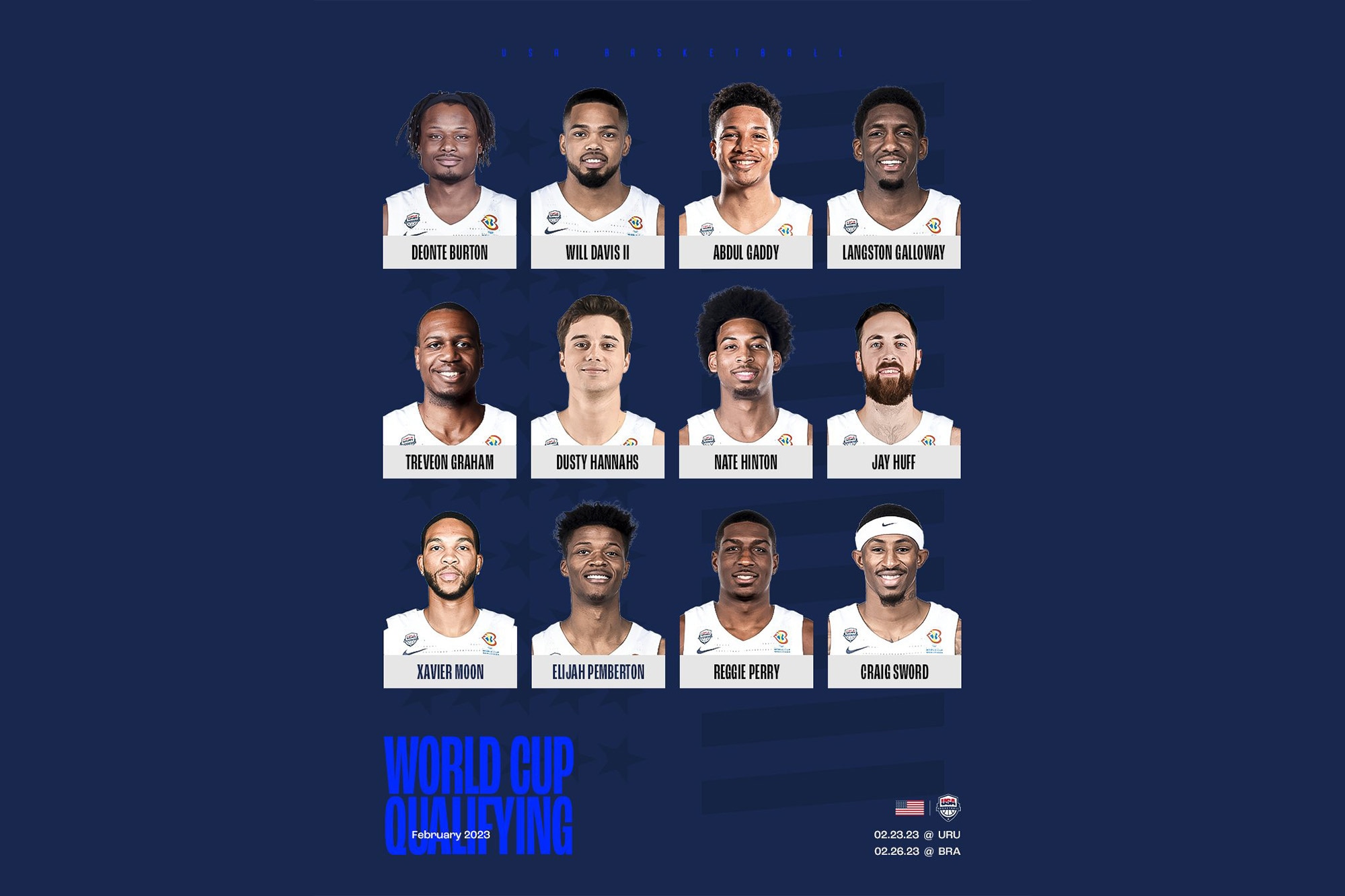 fiba world cup 2023 usa roster