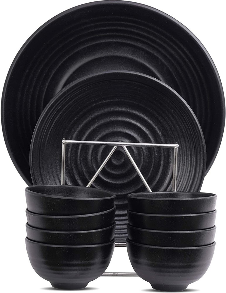 fiber dinner set flipkart