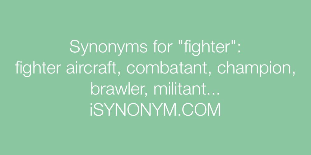 fighter synonym
