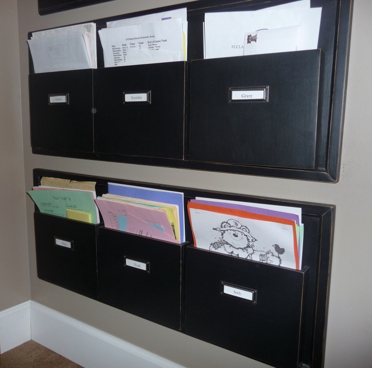 file holder wall