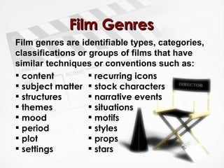 film genres ppt