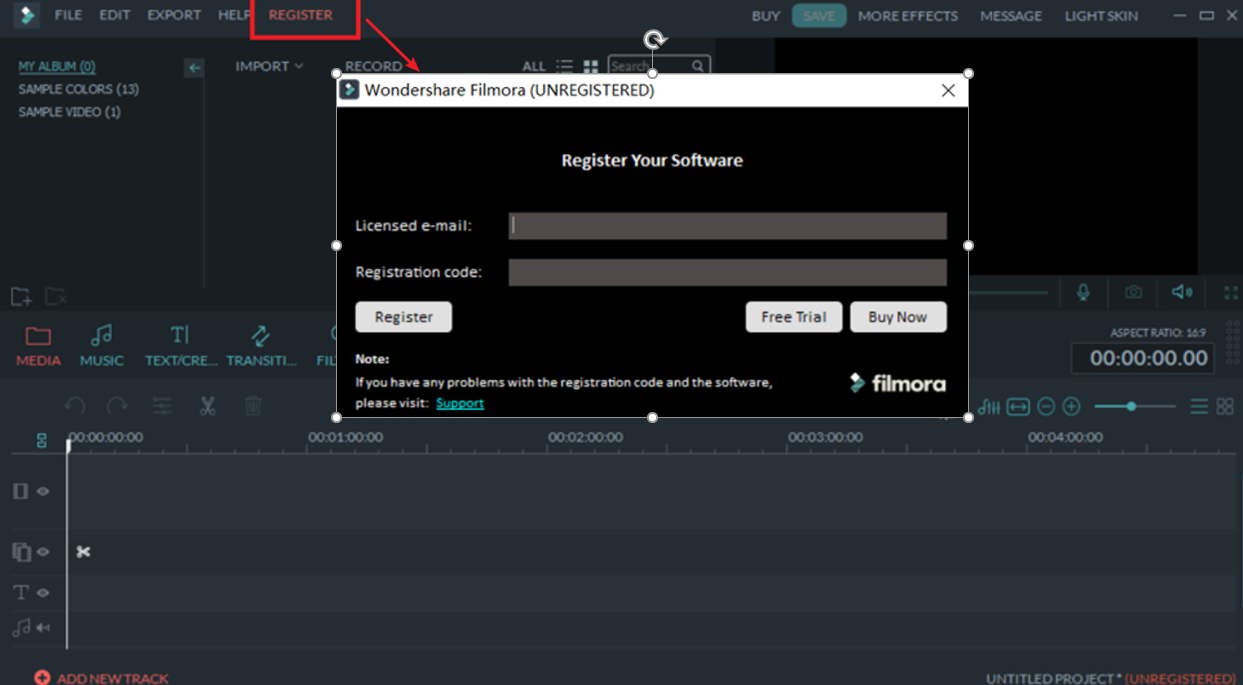 filmora registration key 2019