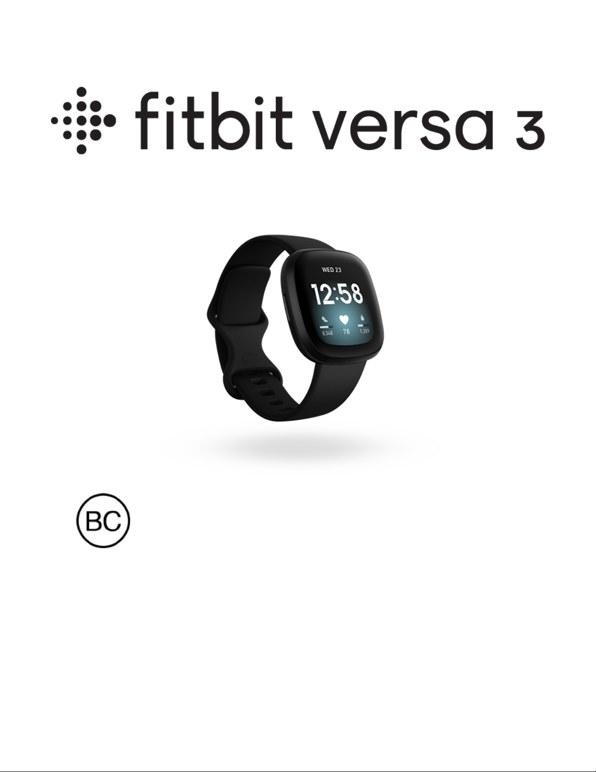 fitbit versa 3 manual