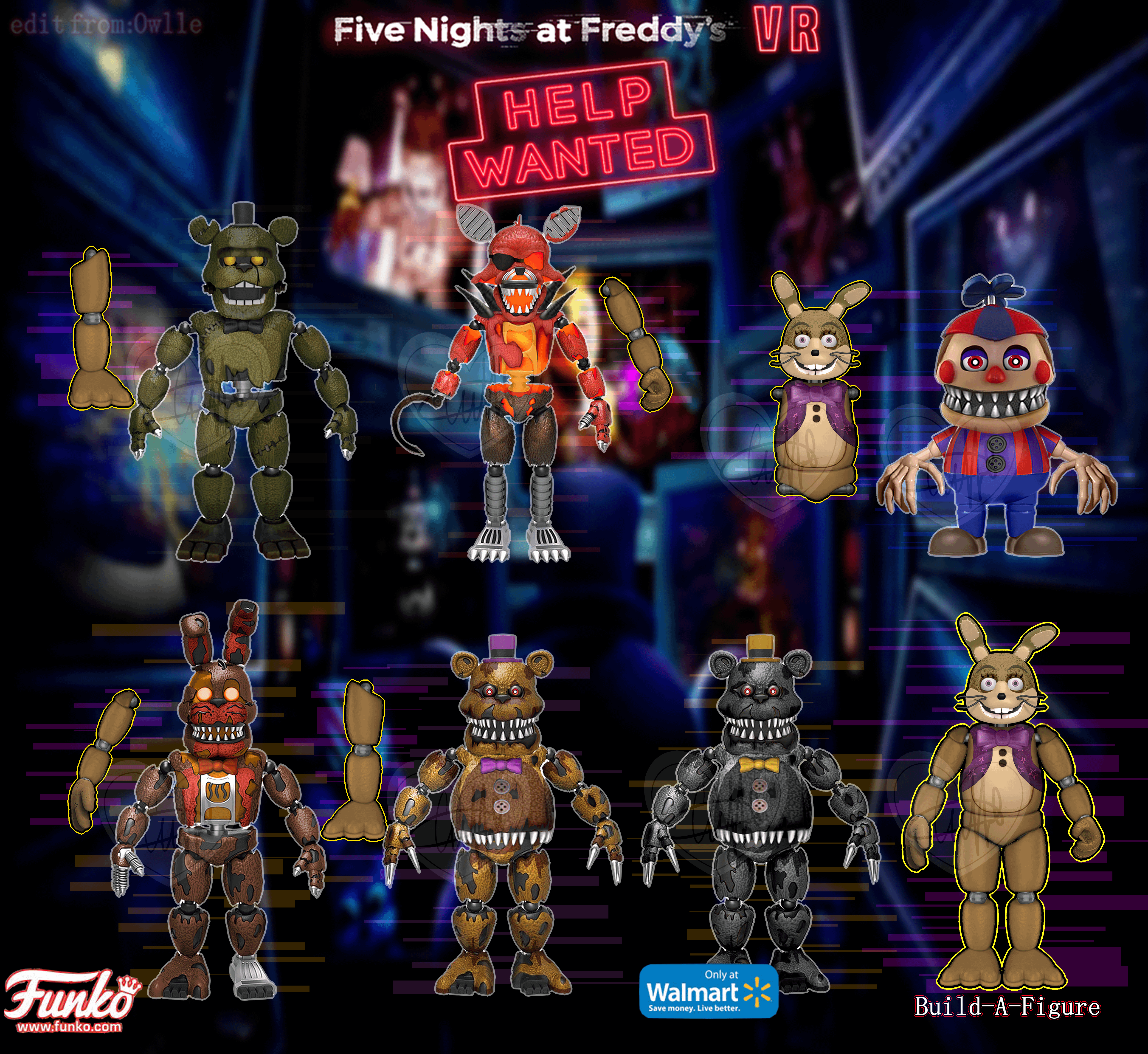 five nights at freddys movie toys