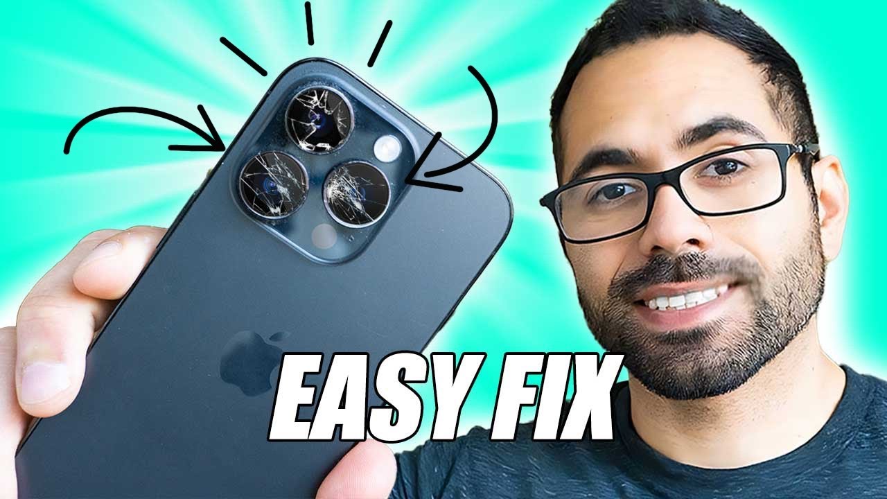 fixing iphone camera lens