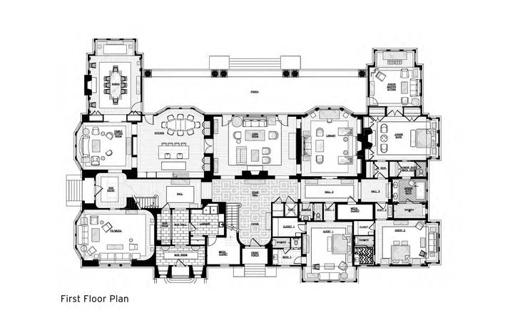 floor plans mansion