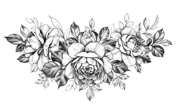 flower tattoo drawings