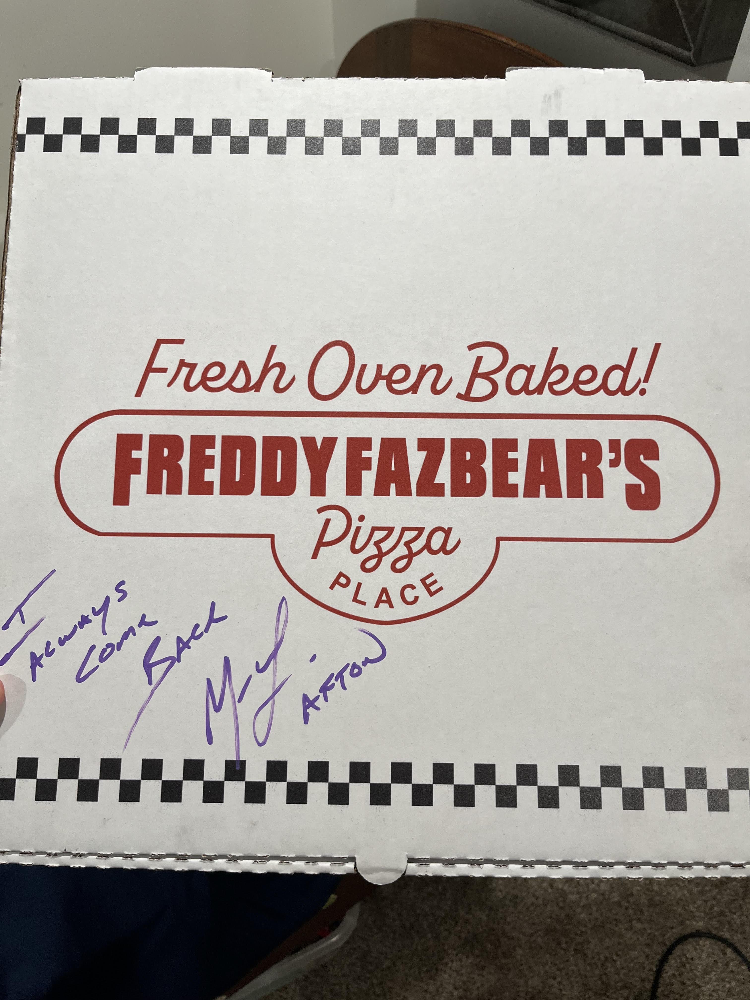 fnaf pizza box