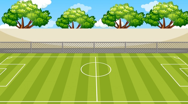 football field background clipart