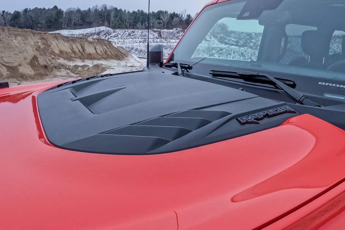 ford bronco raptor hood