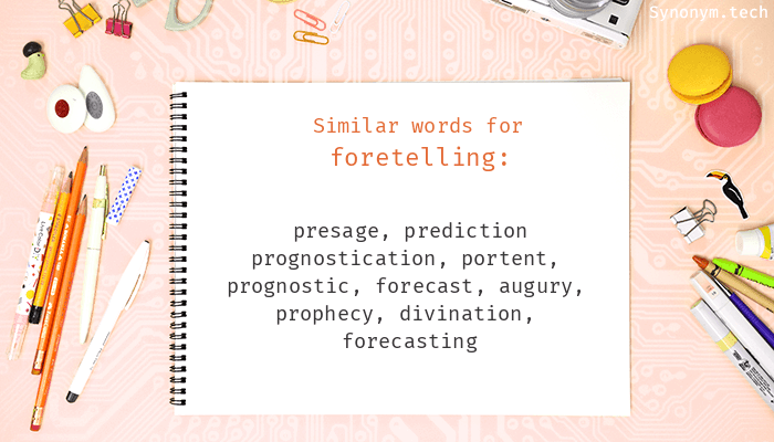 foretelling synonym