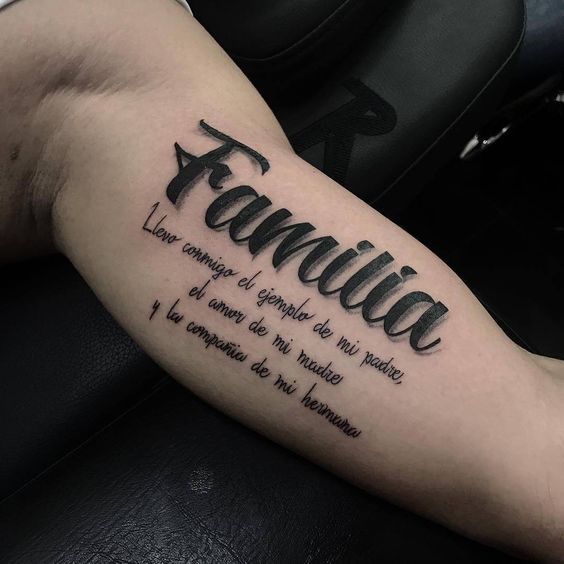 frases familia tatuajes