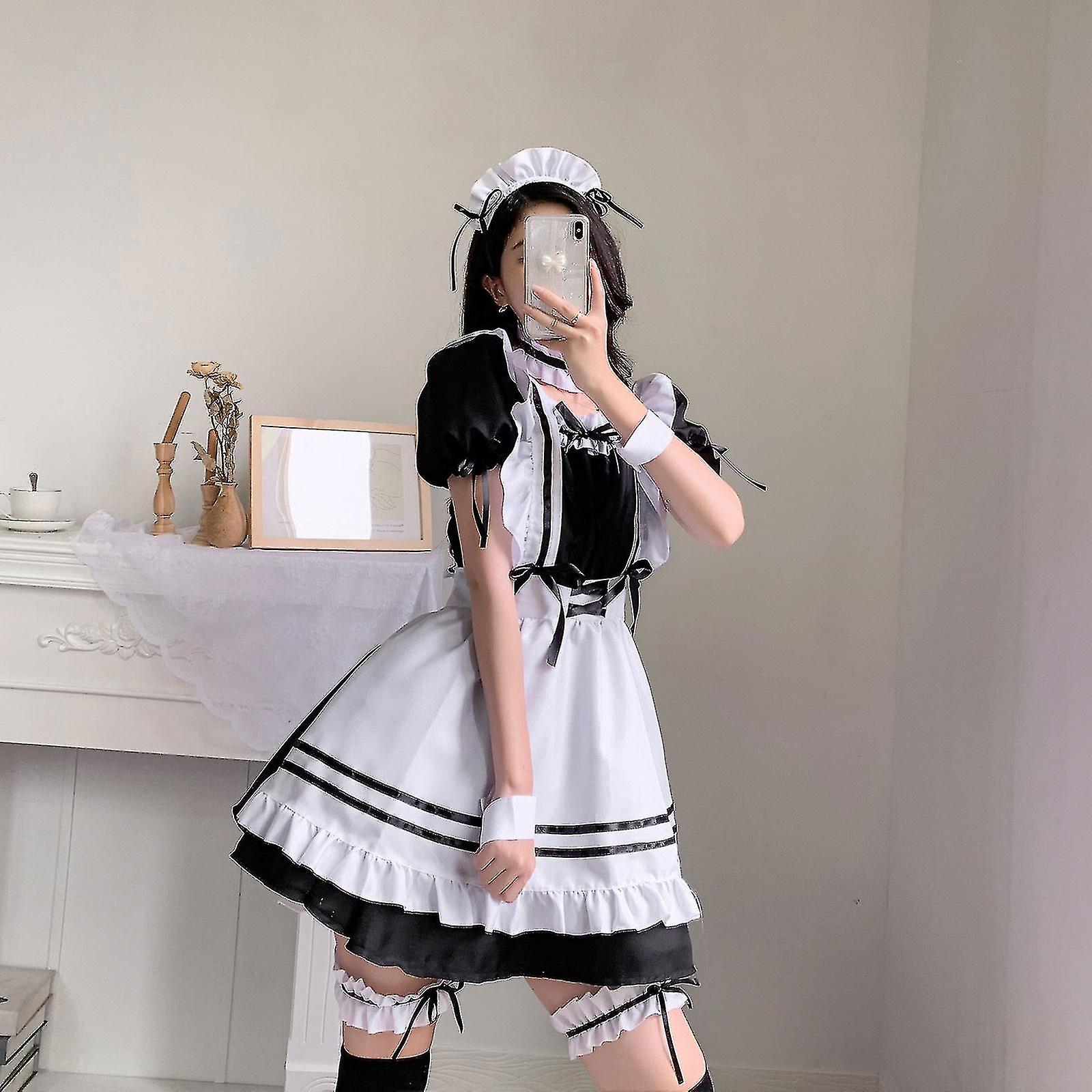 french maid outfit anime