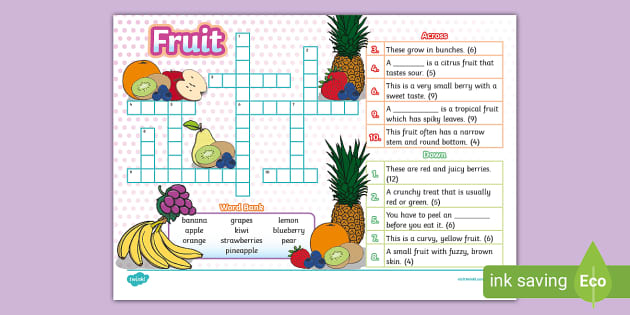 fruits crossword clue