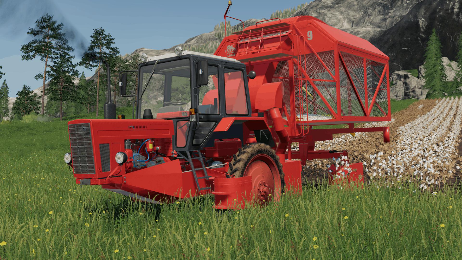 fs22 cotton harvester