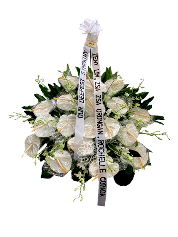 funeral flower messages