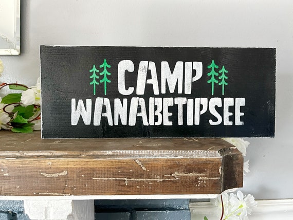 funny camping signs