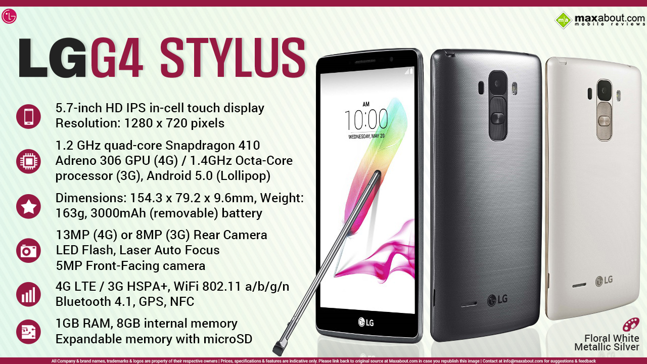 g4 lg stylus