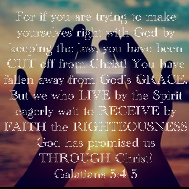 galatians 5 4-5