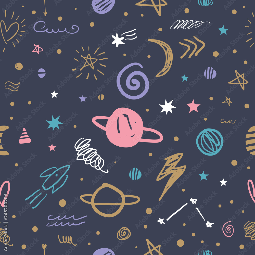 galaxy background cute