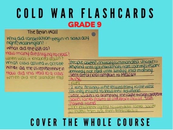 gcse history flashcards