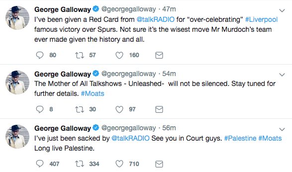 george galloway twitter