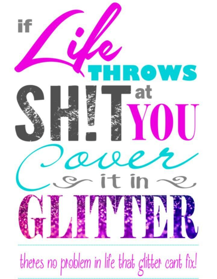 glitter quotes funny