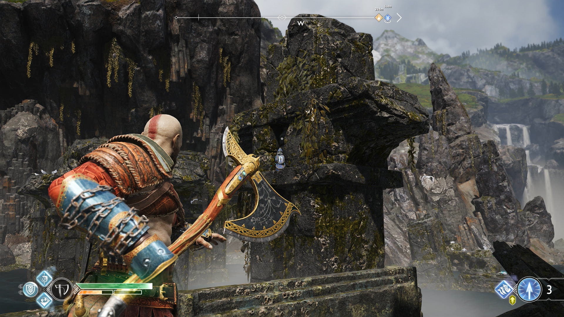 god of war 4 light elf outpost