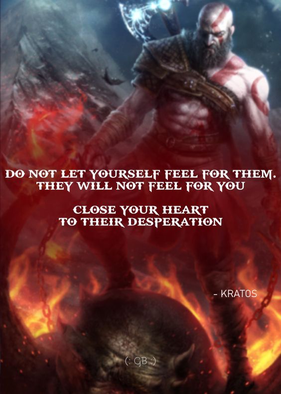 god of war kratos quotes