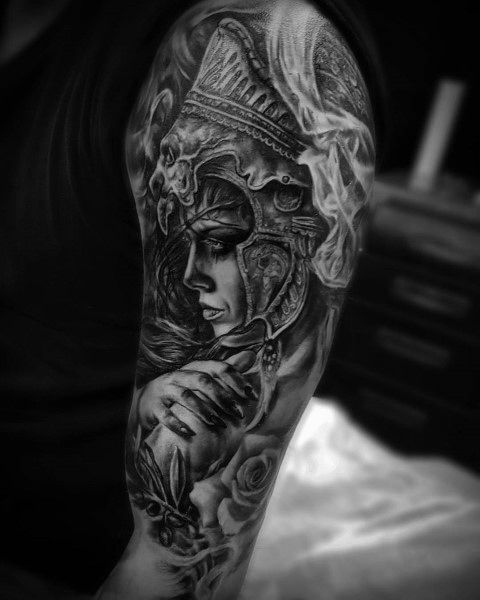 goddess of war tattoo