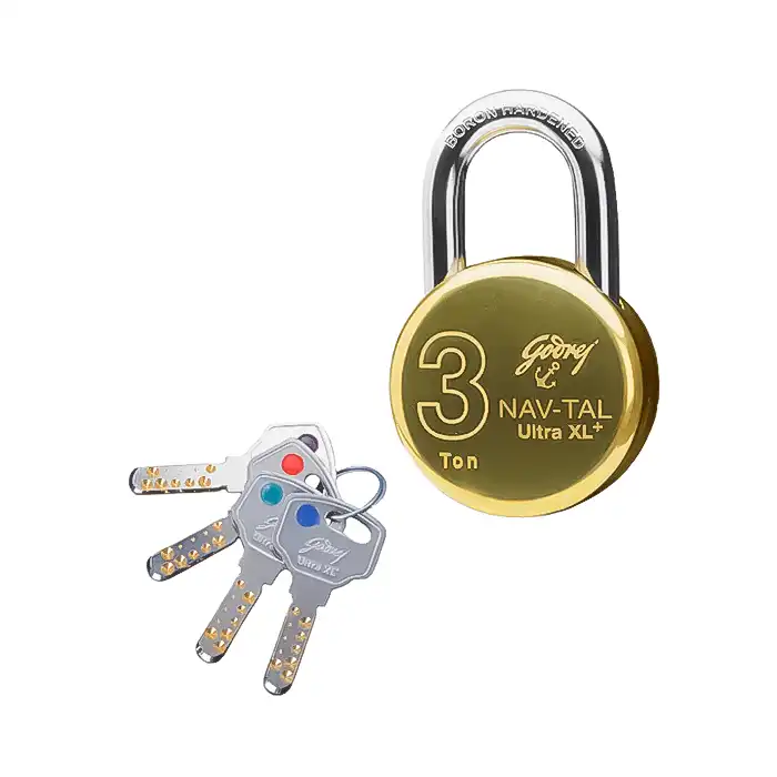 godrej lock with 4 keys