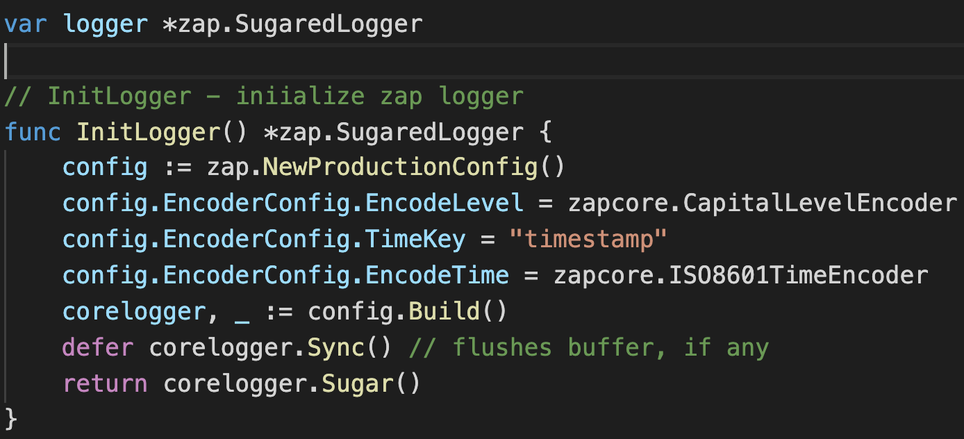 golang zap