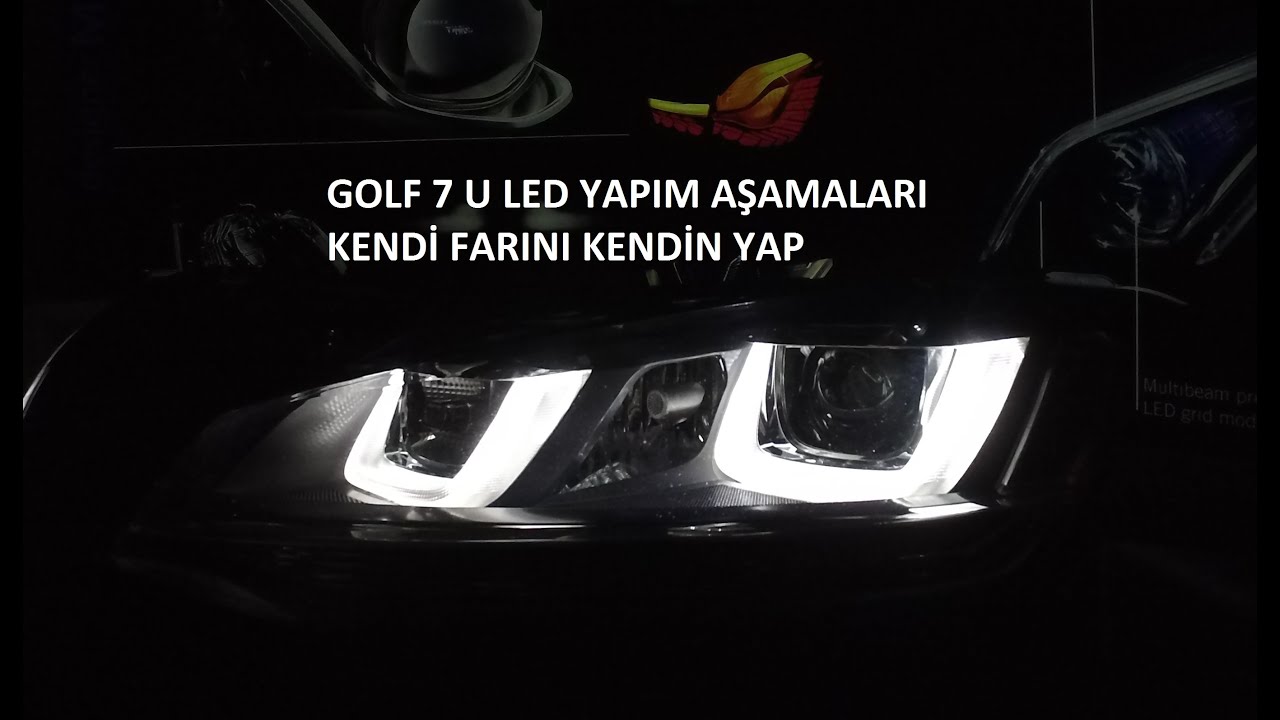 golf 7 u led montaj