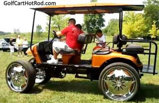 golf cart spinner rims